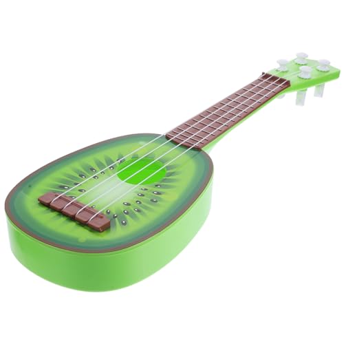 PHENOFICE Gitarrenspielzeug Für Kinder Früherziehungsinstrument Musikinstrumente Für Kinder Mini-Gitarren-Modelle Konzert-Ukulele Fruchtukulelen Für Kinder Süße Ukulele-Gitarre Green Plastik von PHENOFICE