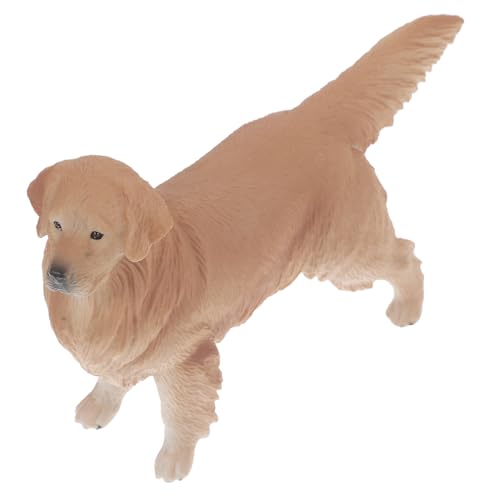 PHENOFICE Golden Retriever-Spielzeug dogtoo Dog Toy Lebensechte Tiermodelle Spielzeug für Hunde hundespielzeuge kleine Welpendekoration Simulation realistischer Hundefiguren Plastik von PHENOFICE