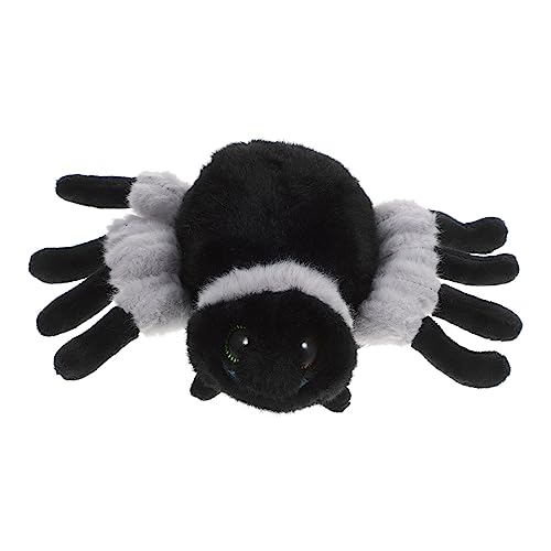 PHENOFICE Halloween üsch Spinne üße Gestopfte Spinnenpuppe Für Halloween Deko Realistische Schwarze Spinnenfigur Als Niedliches Stofftier Perfekt Für Gruselige Dekorationen Und von PHENOFICE