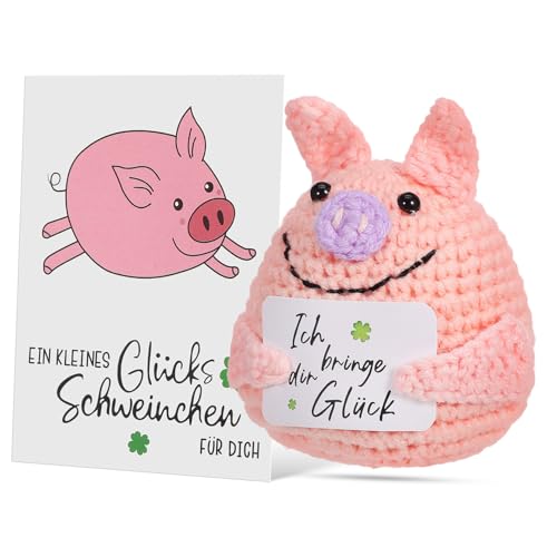 PHENOFICE Handgefertigte Plüschige Gehäkelte Schweinefigur Langlebige Tragbare Häkelpuppe als Dekoratives Kuscheltier als Emotionaler Begleiter und für Freunde PHENOFICE Handgefertigte Plüschige Gehäkelte Schweinefigur Langlebige Tragbare Häkelpuppe als Dekoratives Kuscheltier als Emotionaler Begleiter und für Freunde von PHENOFICE