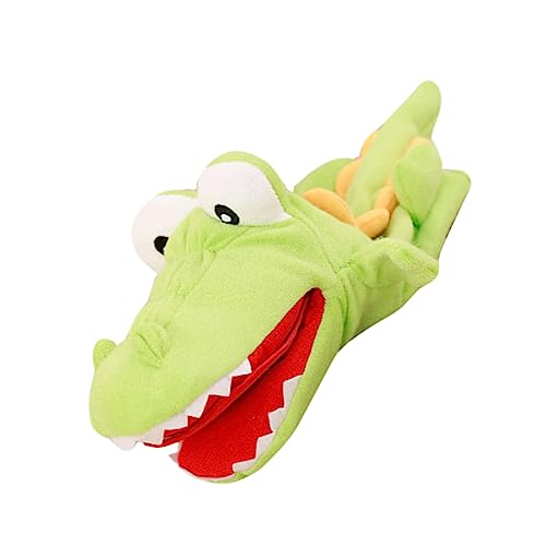 PHENOFICE Handpuppe Chaps Kinder tiegerkostuem Kinder crocodoc Gator b Toys Fingerpuppen Kleinkinder Familie Fingerpuppen Plüsch chinesische Tierkreiszeichen Zoopuppen für Kinder Stoff Green von PHENOFICE