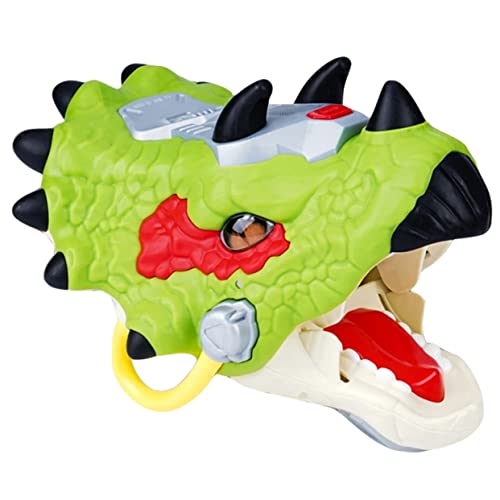 PHENOFICE Handpuppe Spielzeug zum Geschichtenerzählen realistische Dinosaurierpuppe Tierspielzeug Dino Handschuhe Licht-Sound-Dinosaurier-Marionette DIY Dinosaurier Spielzeug Plastik Green von PHENOFICE