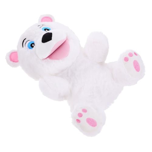 PHENOFICE Handpuppe üsch Bären Handpuppe Für Geschichten Erzählen Weiches Stofftier Handpuppe Für Rollenspiele Partygeschenke Und Lehrmittel Bär von PHENOFICE