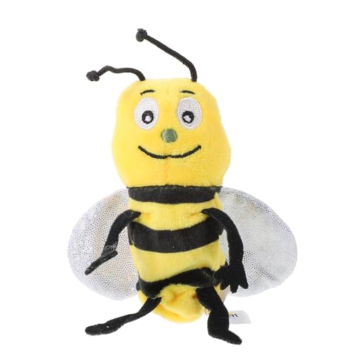 PHENOFICE Honigbienen-handpuppe Für Kinder, Gefülltes Bienenspielzeug, Niedliche Honigbienen-plüschhandpuppe Für Die Frühe Bildung Und Das Geschichtenerzählen Im Klassenzimmer Und Beim von PHENOFICE