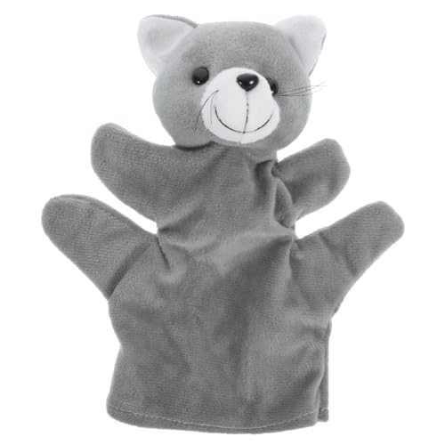 PHENOFICE Interaktive Handpuppe üschtier Katze Handpuppen Für Geschichtenerzählen Für Babys Und Kleinkinder Weiches Stofftier Perfektes Zum Geburtstag von PHENOFICE