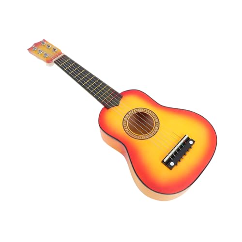 PHENOFICE Kindergitarrenspielzeug Babygitarrenspielzeug Kinderukulele Spielzeug Ukulele Kindergitarre Kleine Ukulele Kindergitarrenspielzeug Puppenhausinstrument Spielzeug Akustikgitarre von PHENOFICE