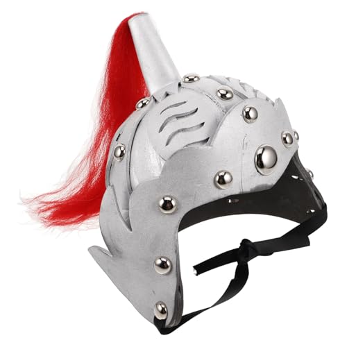 PHENOFICE Kinderhelm Kostümhelm mittelalterliches ritterkostüm Gladiatorenkostüm für Kinder Wikingerhut Ritter Spielzeug Wikingerhüte Wikinger Kostüm für Kinder Wikingerkostüm Plastik Silver von PHENOFICE