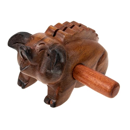 PHENOFICE Klangspielzeug aus Holzschwein Kuchen verzieren Spielzeug Statue Schweinefiguren Miniaturtiere Kinder holzspielzeug Piggy Spielzeug schweinförmige Verzierung Musikspielzeug von PHENOFICE