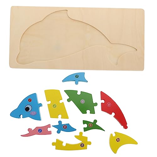 PHENOFICE Kognitives Dreidimensionales Puzzle Puzzle-Spielzeug Für Kinder 3D-Tier-Puzzle-Spiele Tierspielzeug Wildtier-Puzzle-Kind Rätsel Für Tier Puzzles Kind Waldtier-Puzzle Hölzern von PHENOFICE