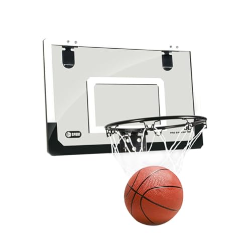 PHENOFICE Mini Basketball Board Set Transparentes Basketballbrett Set Für Und Erwachsene Indoor Mini Basketballkorb Mit Stoßfestem Backboard Perfekt Für Fitness Und Spaß von PHENOFICE