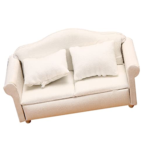 PHENOFICE Miniatur Sofa Mini Sofa Figur Dekoratives Kleines Sofa Modell Miniatur Couch Statue Für Puppenhäuser Und Miniaturen Ideal Mini Sofa Dekoration Für Kinder Und Sammler von PHENOFICE