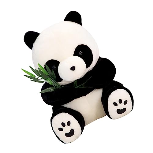 PHENOFICE Panda-Puppe Flauschige Kuscheltiere Plüsch ausgestopfte Hunde für Babyspielzeug Babys Puppen Panda Plush pandabär stofftier Panda gefüllte Puppe dekoratives Stofftier PP Baumwolle von PHENOFICE