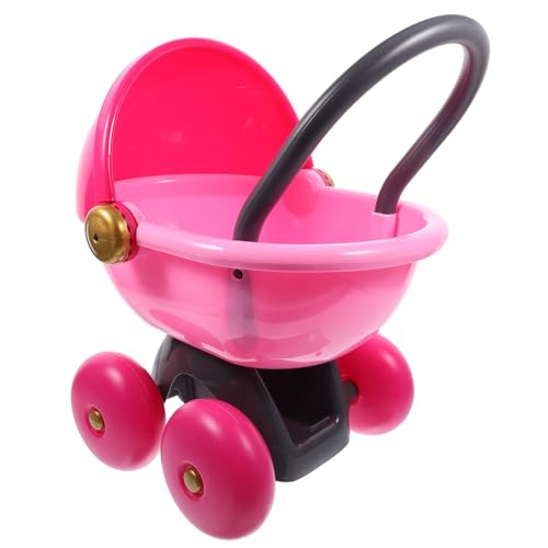 PHENOFICE Puppenwagen Schubkarre Kinderwagen Kleiner Einkaufswagen Supermarktwagen Mini Schreibtisch-Miniatur-einkaufswagen Mini-einkaufswagen- Warenkorb Abs von PHENOFICE