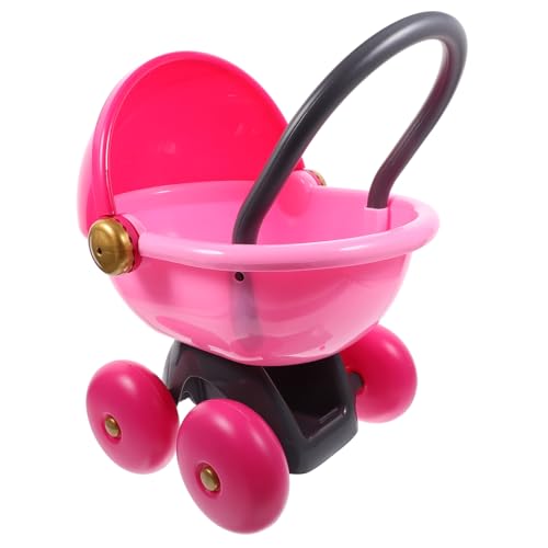 PHENOFICE Puppenwagen Schubkarre Spielzeug Kinderwagen Einkaufswagen-Spielzeug Kleiner Einkaufswagen Mini-einkaufswagen-dekor Schreibtisch-Miniatur-einkaufswagen Desktop-Organizer Abs von PHENOFICE