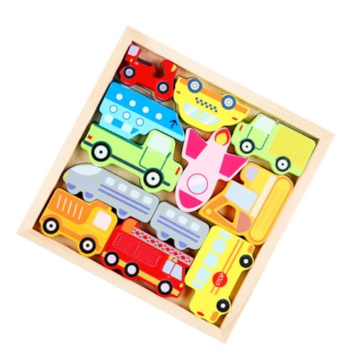 PHENOFICE Puzzle Lernspielzeug für Kinder Modellbausätze für Kinder interaktives Spielzeug rätselbuch Kinder Kinderspielzeug Kleinkindspielzeug Lernspielzeug für den Haushalt hölzern von PHENOFICE