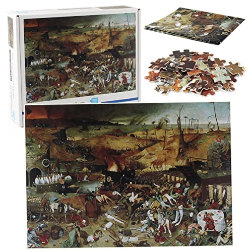 PHENOFICE -Puzzle des Todes lustiges Puzzlespiel Puzzle aus Papier Puzzle-Spiel gehirn Training familienspiele Rätsel zum Druckabbau pädagogisches Puzzle von PHENOFICE