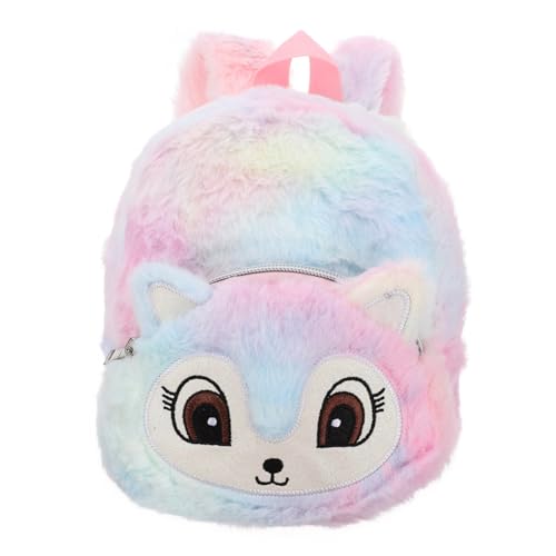 PHENOFICE Rucksack Schulranzen für Mädchen Spielzeuggeschenk Mädchen Handtasche Kindertasche Kinderrucksäcke schultüte büchertasche Schultertasche Schultasche für Kinder Plüsch Colorful von PHENOFICE