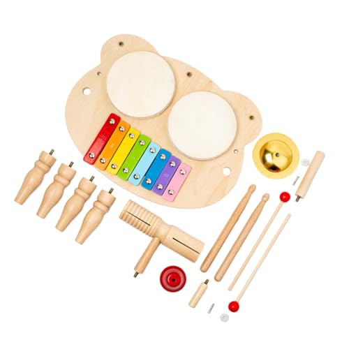 PHENOFICE Set Kindertrommel Kleinkind Trommel Spielzeug Musikspielzeug Schlaginstrumente Musikspielzeug Jazz Trommel Spielzeug Kinder Musikinstrument Spielzeug Lernspielzeug von PHENOFICE