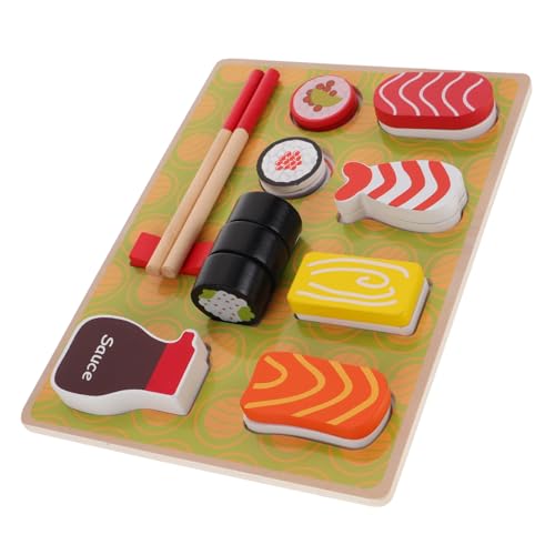 PHENOFICE Set Sushi Spielzeug Essen Lernspielzeug Rollenspiel Küchenspielzeug Kinderspielzeug Montessori Küche Kinder Rollenspiel Kleinkind Montessori Spielzeug Mini von PHENOFICE