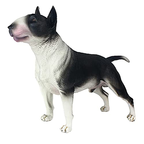 PHENOFICE Simulation Bullterrier Bullterrier Modell Hundeschmuck Aus Kunststoff Kinder Hundemodelle Simuliertes Hundemodell Stehendes Welpenmodell Stehende Hunde Ornament Hundestatue Für von PHENOFICE