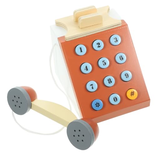 PHENOFICE Simulation Vintage Telefon Spielzeug Aus Für Kleinkinder Frühkindliches Lernspielzeug Fördert Die Vorstellungskraft Und Motorik Ideal Für Kreatives Spiel Ab 3 Jahren von PHENOFICE