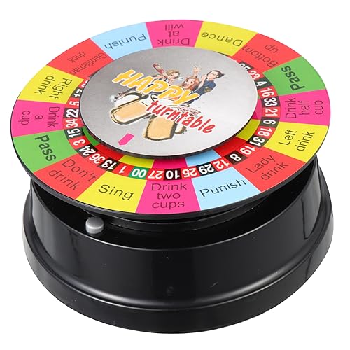 PHENOFICE Spiel Plattenspieler Rad Roulette-Trinkspiele unterhaltungsspiele trinkspiele für plattenträger Schachbrett ktv Plattenspieler Spiel Roulette für ktv Plastik von PHENOFICE