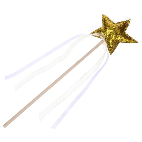 PHENOFICE Star Fairy Stick Party Cosplay Fairy Zauberstab Holzstange Star Fairy Zauberstab Mit von PHENOFICE