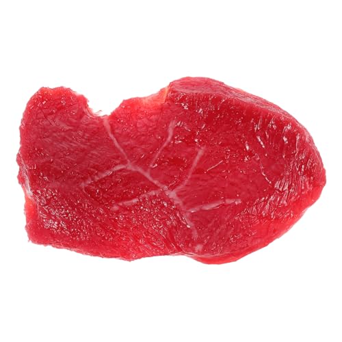 PHENOFICE Steak-fotomodell Künstliches Rindfleischmodell Fake-Fleisch-Modell Simulation Rindfleisch Faux-Fleisch-Modell Party-Steak-Ornament Künstliches Rindfleischdekor Gefälscht Styropor von PHENOFICE