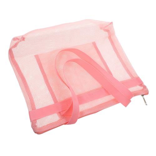 PHENOFICE Strandtasche Für Mädchen Strandtasche Zur Aufbewahrung Strandtasche Für Die Reise Netz-Aufbewahrungstasche Für Die Reise Strandtasche Für Draußen Handtaschen Rosa Nylon von PHENOFICE