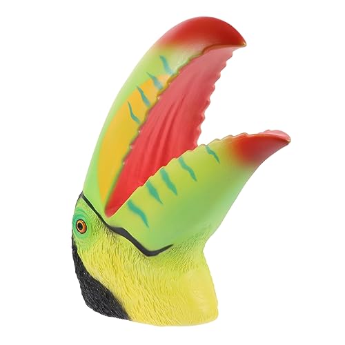 PHENOFICE Tierhand Frühpädagogisches Spielzeug Vogelpuppen Wildtier-rollenspielspielzeug Vögel Marionetten Zubehör Für Tierhandspielzeug Tierpuppen Für Kinder Weiches Gummi Green von PHENOFICE