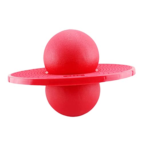 PHENOFICE Übungsball Kleinkind draußen Spielzeug Retro-Spielzeug Outdoor-Spielset Sprungbrettball balancieren Activity für Kinder aktivity für Kinder Springender Ball Sportzubehör rot von PHENOFICE