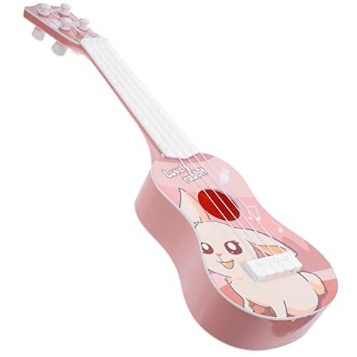 PHENOFICE Ukulele Musikalisches Spielzeug Pädagogische Gitarre Für Kinder Kleinkind Musikinstrument Spielzeug Gitarrenmodell Für Kinder Nachgemachtes Gitarrenspielzeug Kinder Gitarre Plastik von PHENOFICE