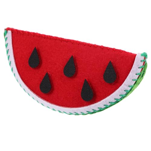 PHENOFICE Wassermelonen-filzspielzeug Wassermelonen-plüschspielzeug Sinnesspielzeug Für Die Küche Gefälschtes Wassermelonenspielzeug Süße Fruchtplüschtiere Montessori-lernspielzeug Gefühlt von PHENOFICE