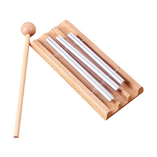 PHENOFICE Windspiele Erinnerungsglocke des Klassenzimmers Musikalisches Glockenspiel Für Kinder Glockenspiel Xylophon Pädagogisches Glockenspiel Für Kinder Bildungsbedarf Hölzern Light Brown von PHENOFICE