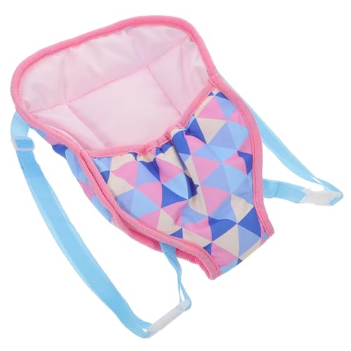 PHENOFICE atmungsaktive Puppentrage Kinder Mini-Spielzeug Kinderpuppenträger Puppenwiege Babyhalter Kindersitz Zubehör für Babyautositze Kinderwagen Tragehilfe für Babypuppen Puppenschlinge von PHENOFICE