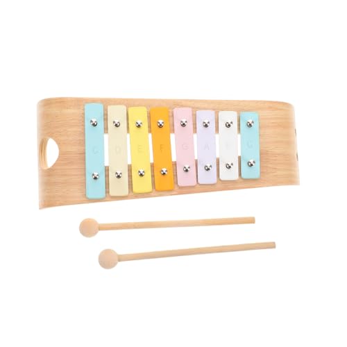 PHENOFICE -orff-Instrument Für Kinder, 8-Noten-xylophon, Montessori-Musikinstrument Für Kinder, Kleinkindinstrumente, Glockenspiel Für Schüler von PHENOFICE