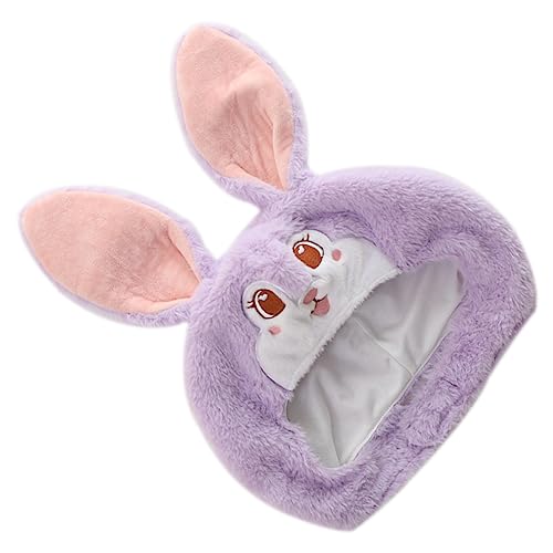 PHENOFICE üsch Bunny Hut Mit Ohren Lustiger Hasen Hut Für Kostüme Fotorequisiten Und Ostern Vollkopf Accessoire Für Mottopartys Und Feierlichkeiten von PHENOFICE