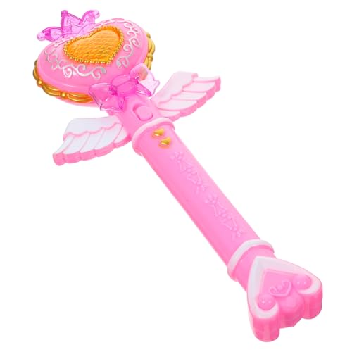 PHENOFICE verkleidung Kinder Kinderkleider The photostick игрушки для девочек Kinderzaubershow leichte Zauberstäbe Party-Fee leuchtender Zauberstab Herzfee Zauberstäbe Feenstab Plastik Rosa von PHENOFICE