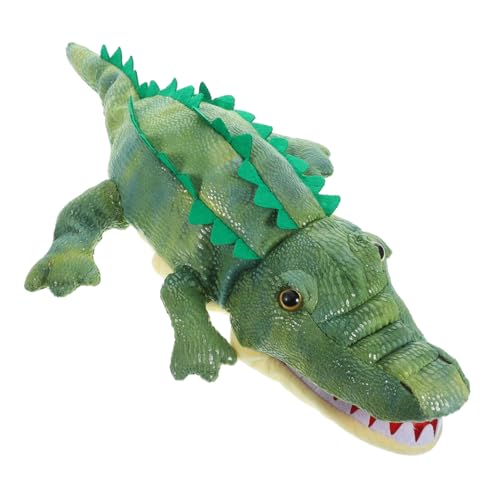 tierische Marionette Kinder Puppen kinderpuppe детские игрушки krokodoc Crocodile crog Gator Spielzeug Geschichtenerzählende Tierhandpuppe Handpuppe aus Stoff mit Tiermotiv Plüsch PHENOFICE von PHENOFICE