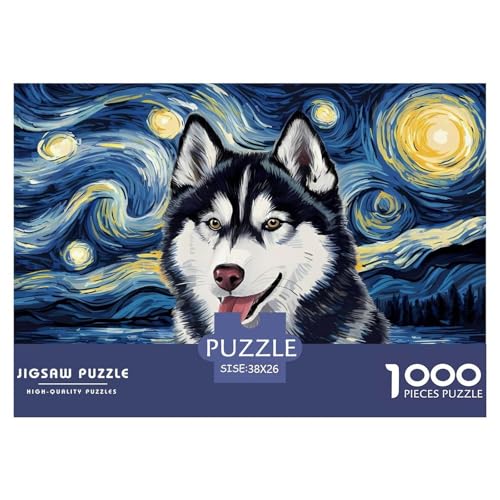 A-sibirischer Husky Puzzle 1000 Teile Für Die Ganze Familie interessant Impossible Puzzle Geschicklichkeitsspiel Weihnachtspuzzle 38x26cm/1000pcs A-sibirischer Husky Puzzle 1000 Teile Für Die Ganze Familie interessant Impossible Puzzle Geschicklichkeitsspiel Weihnachtspuzzle 38x26cm/1000pcs von PHQAZWSXE