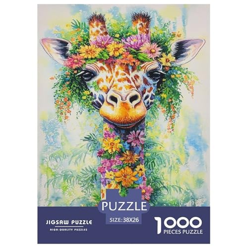 Giraffe Puzzle 1000 Teile Für Erwachsene Und Kinder Tier Erwachsenenpuzzle Geschicklichkeitsspiel Weihnachtspuzzle 38x26cm/1000pcs Giraffe Puzzle 1000 Teile Für Erwachsene Und Kinder Tier Erwachsenenpuzzle Geschicklichkeitsspiel Weihnachtspuzzle 38x26cm/1000pcs von PHQAZWSXE