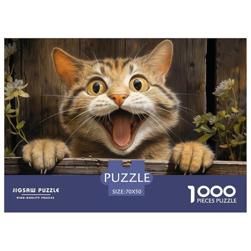 Katze-Story-Character 1000 Teile Puzzle Für Die Ganze Familie interessant Impossible Puzzle Geschicklichkeitsspiel Geschenk 70x50cm/1000pcs Katze-Story-Character 1000 Teile Puzzle Für Die Ganze Familie interessant Impossible Puzzle Geschicklichkeitsspiel Geschenk 70x50cm/1000pcs von PHQAZWSXE