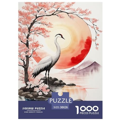 Kran 1000 Teile Puzzle Für Die Ganze Familie Tier Erwachsenenpuzzle Geschicklichkeitsspiel Weihnachtspuzzle 38x26cm/1000pcs Kran 1000 Teile Puzzle Für Die Ganze Familie Tier Erwachsenenpuzzle Geschicklichkeitsspiel Weihnachtspuzzle 38x26cm/1000pcs von PHQAZWSXE
