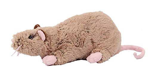 PIA International Stofftier Ratte 23 cm +17 cm Schwanz, beige Kuscheltier, Plüschtier, Ratten, Maus von PIA INTERNATIONAL