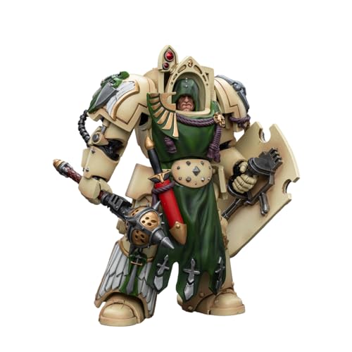 PIBONUS JOYTOY Warhammer 40k Dark Angels Deathwing Knight with Mace of Absolution 1 1/18 Scale 12.2 cm Action Figure Joy Toy Mecha von PIBONUS