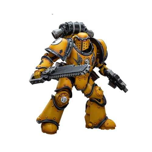 PIBONUS JOYTOY Warhammer 40k Imperial Fists Legion MkIII Despoiler Squad Legion Despoiler with Chainsword 12.2 cm Collectible Model Gifts von PIBONUS