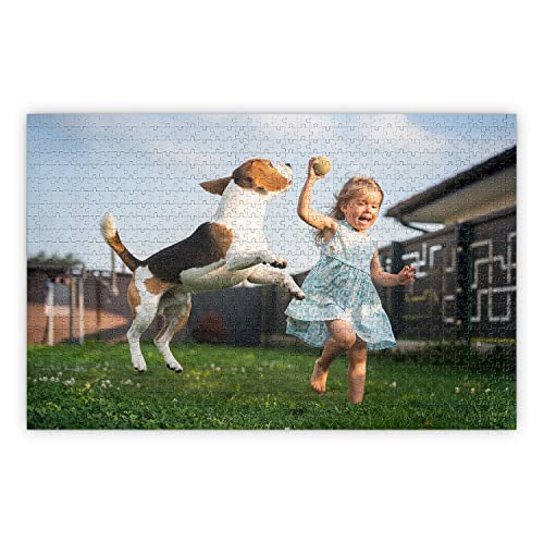 PICANOVA – Fotopuzzle mit 1000 Teilen – Puzzle mit deinem Bild in der Größe 68x44 cm – Hochwertiger Puzzlekarton – Intensive Farben – Fotogeschenk für die ganze Familie von PICANOVA