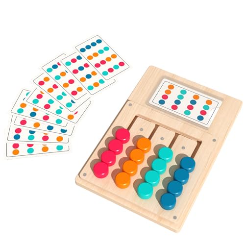 PIDUNYO Montessori Spielzeug ab 3 4 5 6 7 8 Jahre, Farben Sortierspiel Holzpuzzle, Montessori Holzspielzeug für Kinder und Erwachsene, Gehirntraining und Geschicklichkeitsspiel von PIDUNYO