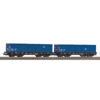 PIKO 58260 H0 2er Set Hochbordwagen 401Zk, PKP Cargo, Ep. VI von PIKO