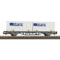 PIKO 58732 H0 Containertragwagen mit 2x 20 Container Cargo Domino, SBB, Ep. V von PIKO